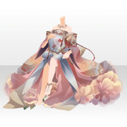 (Tops) Aqua Palace Imperial Princess Long Dress ver.A pink