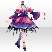 (Tops) Happy Spookytown! Spider Witch Style ver.A purple