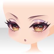 (Face) Wisteria Oath Glossy Blank Look Face ver.A yellow (70 Plays)