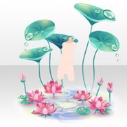 (Avatar Decor) Flower Garden Water Lily at the Waterside ver.A pink