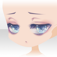 (Face) Tarot of the Divine Hanged Woman Troubled Face ver.A blue