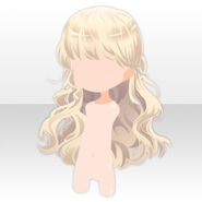 (Hairstyle) Reminiscence Princess Wavy Hair ver.A gold