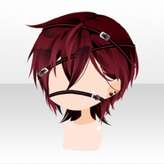 (Hairstyle) Unsleeping Soul Restrained Short Hair ver.A red