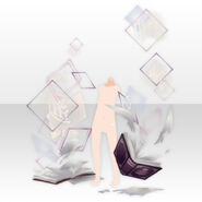 (Avatar Decor) Words Popping Out from Books ver.A purple