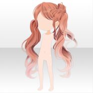 (Hairstyle) Daydream Ribbon Twin Hair ver.A orange