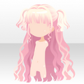 (Hairstyle) Horror Half Up Twin Tails ver.A pink