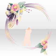 (Outerwear) New Years Decoration with Winter Camllia ver.A pink