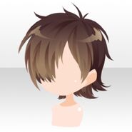 (Hairstyle) Nephesh Asymmetric Short Hair ver.A brown