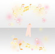 (Avatar Decor) Melody of Daisy ♪ Melody Notes ver.A yellow