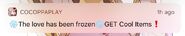Frozen falling love's Notification