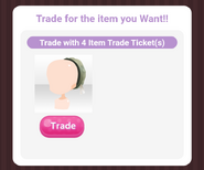 Trade for 4 Item Trade Tickets
