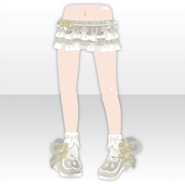 (Pant&Skirt) Apple Shoes and Skirt ver.A white