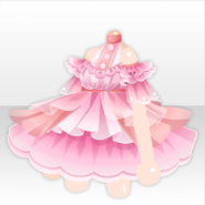 (Tops) Deep-Sea Off Shoulder Frilled Mini Dress ver.A pink