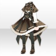 (Tops) Symphony Military One-Piece Style ver.A brown