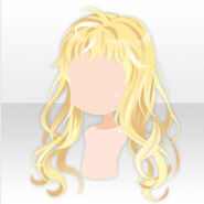 (Hairstyle) Flower Garden Long Hair ver.A yellow (7 Plays)