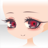 (Face) Cute Devil Dark Smile Face ver.A red