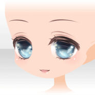 (Face) Camellia Smile Face ver.A pale blue