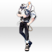(Tops) Sea Breeze Classic Shirt Style ver.A black