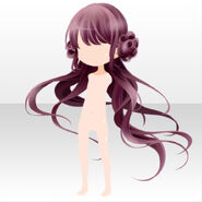 (Hairstyle) Verrine Princess Wavy Hair ver.A red