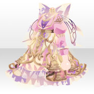 (Tops) Prismatic Grass Bell Dress ver.A pink