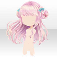 (Hairstyle) Pinky Sweets Twin Long Hair ver.A pink