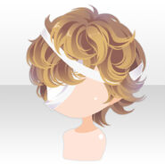 (Hairstyle) Creepy Short Hair ver.A yellow