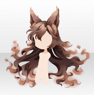 (Hairstyle) Mysterious Banquet Fox Long Hair ver.A brown