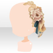 (Head Accessories) Dancing Girl Lace Bookmark Corsage ver.A yellow