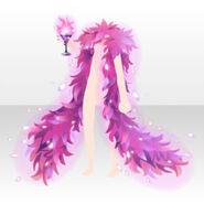 (Outerwear) Brilliant Burning Cocktail Glass and Shawl ver.A purple