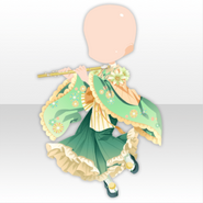 (Tops) Melody of Daisy ♪ Playing Flute Style ver.A green