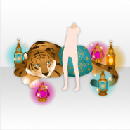 (Avatar Decor) Arabian Night My Tiger Friend ver.A yellow