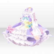 (Tops) Daydream Frilly Girly Dress ver.A purple