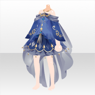 (Tops) Desert Night Off Shoulder Dress ver.A blue