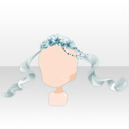 (Head Accessories) Fantasia Ribbons on Tiara ver.A green