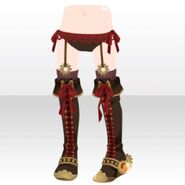 (Pant&Skirt) Wonderful Fellow Tied Up Boots & Underwear ver.A red