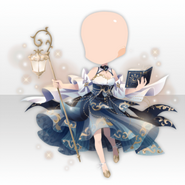 (Tops) Astral Library Holding Wand Sage Dress ver.A blue