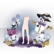(Back Accessories) Creepy Night Fellows ver.A white