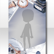(Frame) Gentleman's Invitation Letter Set Frame ver.A blue