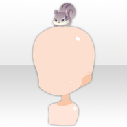 (Head Accessories) Dark Forest Chipmunk ver.B gray
