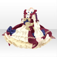 (Tops) Daydream Frill Girly Dress ver.A red