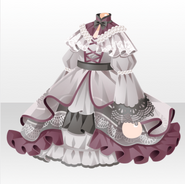 (Tops) Hide Wedding Pearl Ring Bride Dress ver.A brown