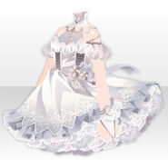 (Tops) Sakura Rain Shrine Maiden Dress ver.A white