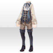 (Tops) Animale Knee High Boots Classic Style ver.A blue