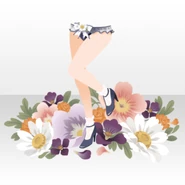 (Pant&Skirt) Sugary Lime Blooming Bottoms ver.A white