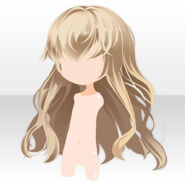 (Hairstyle) Krone Crystal Long Hair ver.A yellow