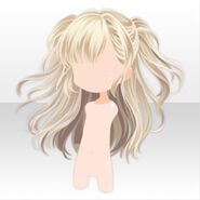 (Hairstyle) Water Reflection Two Sided-Up Hair ver.A gold