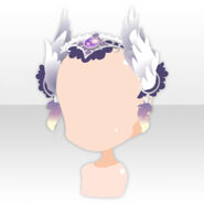 (Head Accessories) Wing Tiara of Secret Crystal ver.A purple