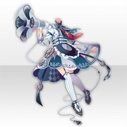 (Tops) Rubbish Phonograph Speaker Dress ver.A blue
