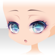 (Face) Missing Digital Eyes Indistinct Face ver.A pale blue