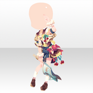 (Tops) Summer Citrus Pudding Sailor ver.A brown